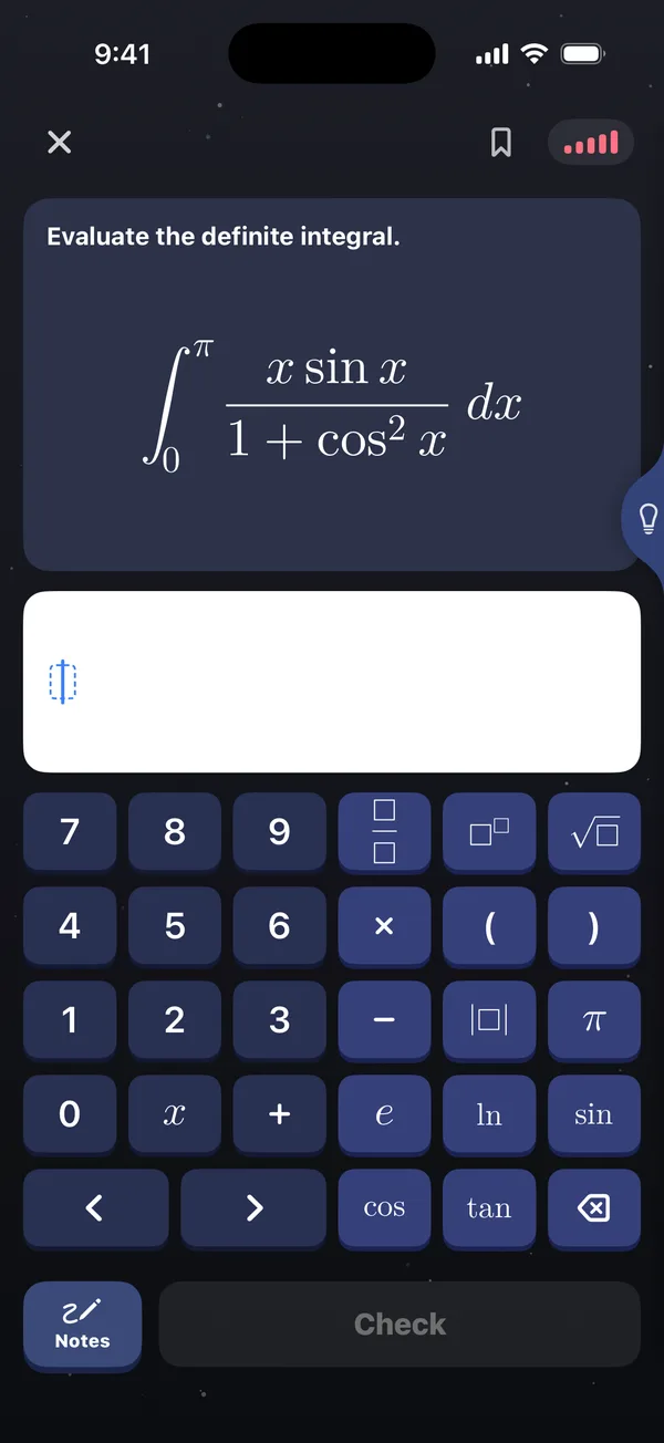 An Advanced course problem