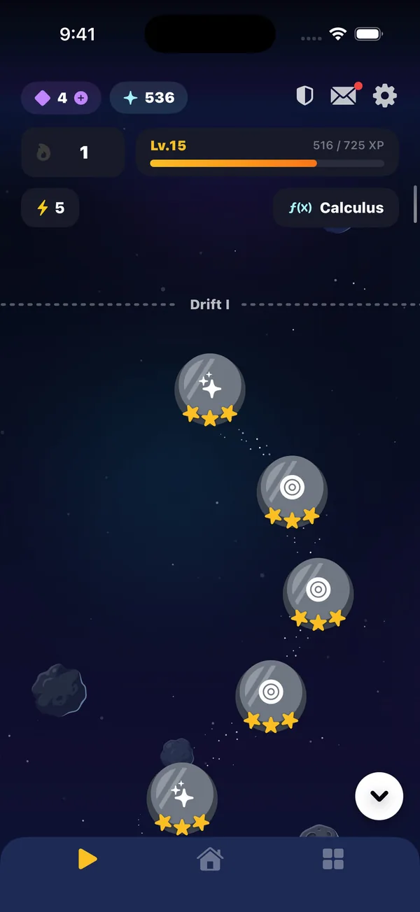 Stage map screen